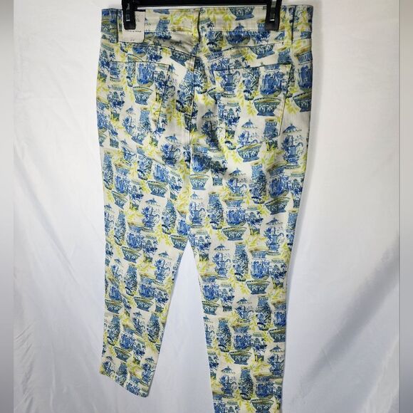 NWT Chinoiserie Cotton/Spandex Blend Size 10P Slim Ankle Jeans - Picture 3 of 9